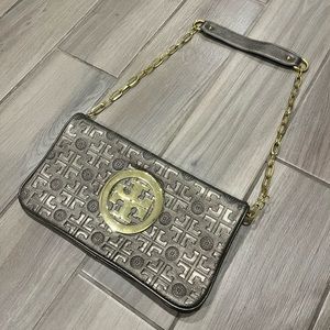 Tory Burch Crossbody Leather Clutch Bag